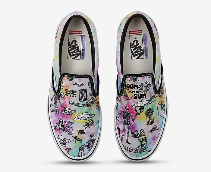 Vans - SKATE SLIP-ON SHROOM DOOM 'MULTICOLOR' - VegNonVeg