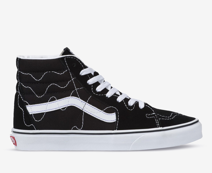 Vans - UA SK8-Hi 'BLACK/TRUE WHITE' - VegNonVeg