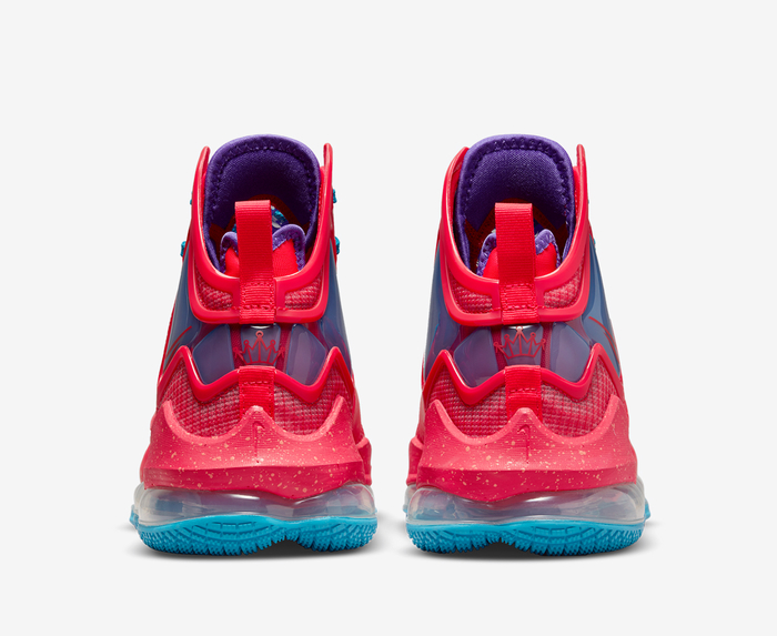 Nike - LEBRON XIX 'SIREN RED/SIREN RED-LASER BLUE' - VegNonVeg