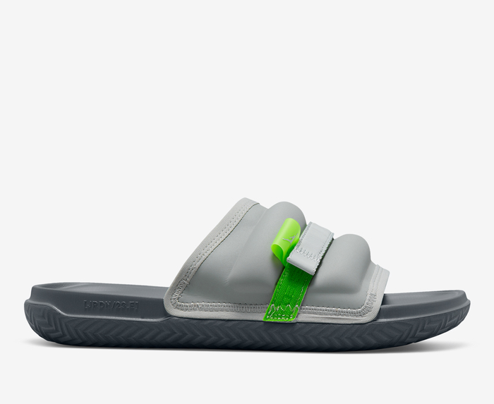 Jordan JORDAN SUPER PLAY SLIDE SILVER GREEN BEAN FLINT GREY