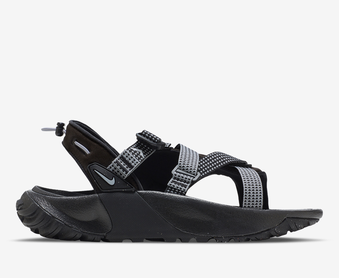 Grey nike sandals online with straps