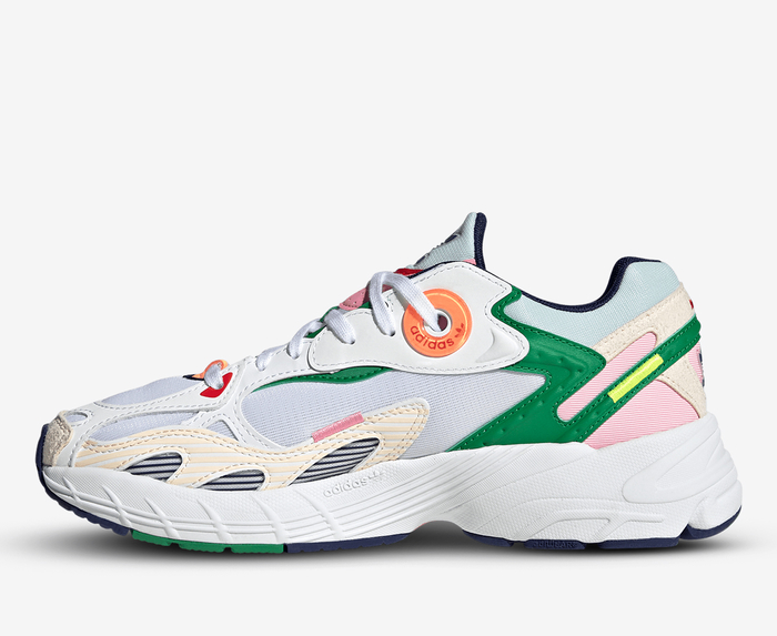 Adidas Originals - ASTIR W 'FTWR WHITE/GREEN/BLISS ORANGE' - VegNonVeg