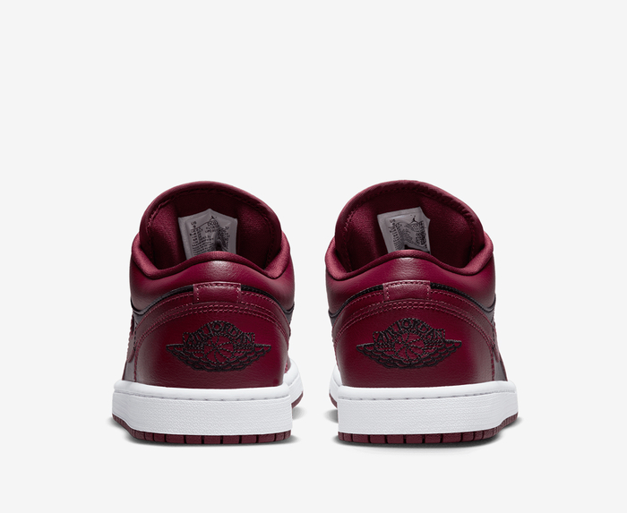 Jordan - AIR JORDAN 1 LOW 'GYM RED/GYM RED-WHITE' - VegNonVeg