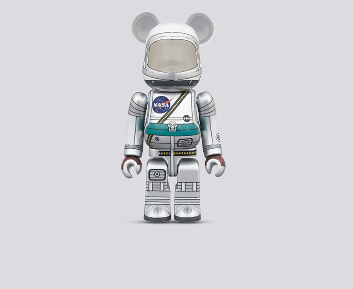 MEDICOM - BE@RBRICK PROJECT MERCURY ASTRONAUT 100％ & 400