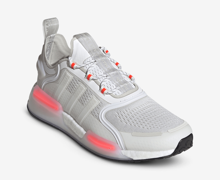 Adidas nmd hotsell white solar red