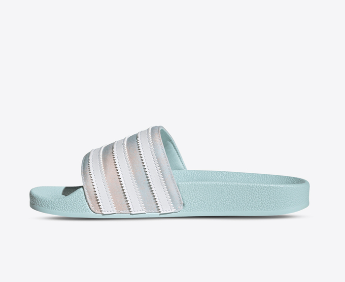 adilette black white