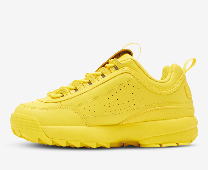 Fila disruptor ii women's hot sale yellow