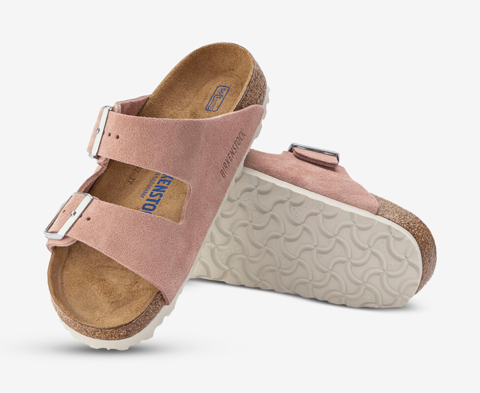 Birkenstock arizona best sale suede light rose