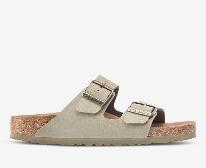 khaki suede birkenstocks