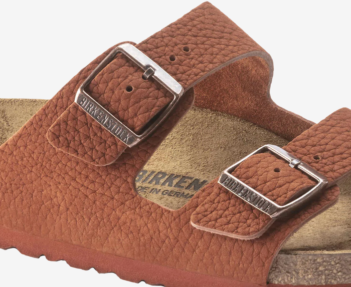 Birkenstock Arizona Suede Leather Sandals in Taupe | Palmetto Moon