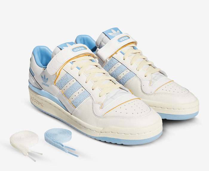 Adidas Originals - FORUM 84 LG 'FTWR WHITE/CLEAR SKY/CREAM WHITE' -  VegNonVeg