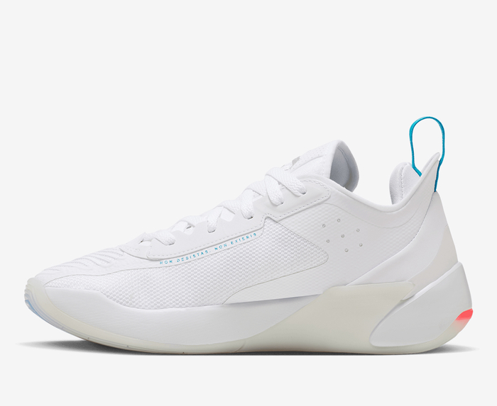 Jordan - JORDAN LUKA 1 PF 'WHITE/METALLIC SILVER-NEO TURQ' - VegNonVeg