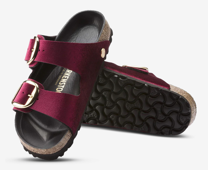 Birkenstock Buy Birkenstock ARIZONA BB TX VELVET MAROON HEX