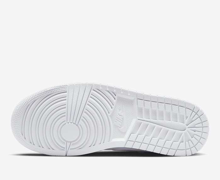 Jordan - WMNS AIR JORDAN 1 LOW 'WHITE/WHITE-WHITE' - VegNonVeg