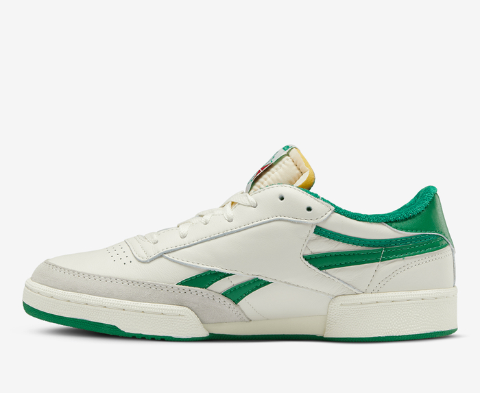 REEBOK - CLUB C REVENGE VINTAGE 'CHALK/PAPERWHITE/GLEN GREEN' - VegNonVeg