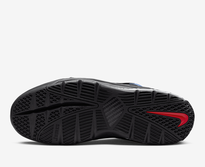 Nike - NIKE ZOOM LEBRON III QS 'BLACK/METALLIC SILVER-UNIVERSITY RED ...