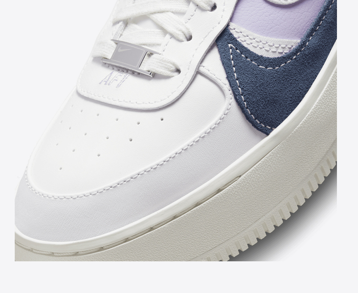 Nike - W AF1 PLTAFORM LV8 'SUMMIT WHITE/MIDNIGHT NAVY-OXYGEN PURPLE ...