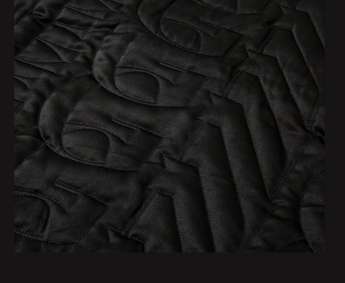 VegNonVeg QUILTED TOTE BAG 'BLACK' VegNonVeg