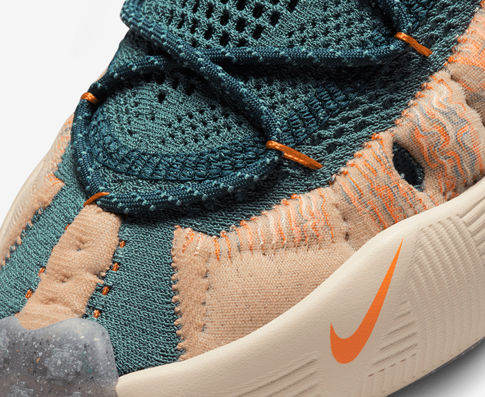 Nike - ISPA SENSE FLYKNIT 'MINERAL SLATE/MAGMA ORANGE-RATTAN' - VegNonVeg