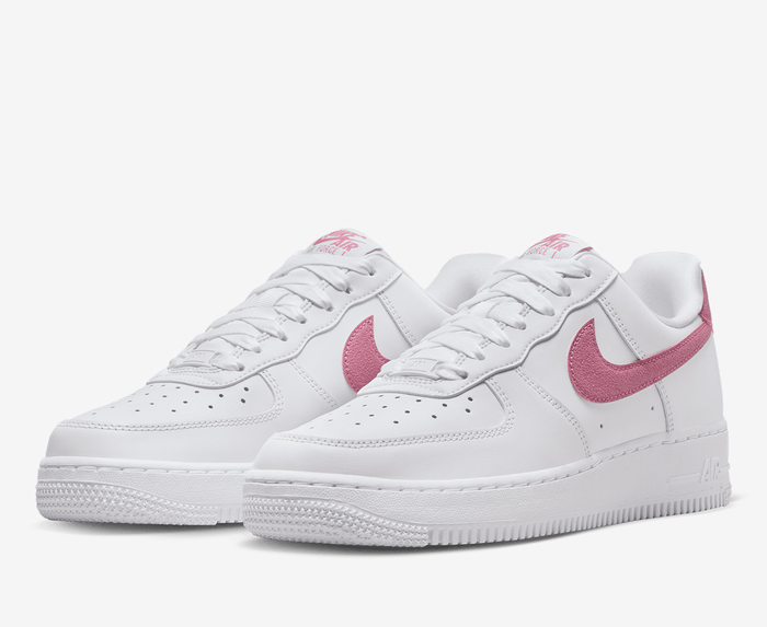 Nike - W AIR FORCE 1 '07 ESS TRND 'WHITE/DESERT BERRY' - VegNonVeg