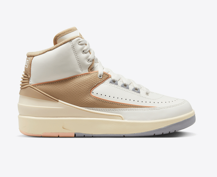 Jordan Buy NIKE AIR JORDAN 2 RETRO SAIL DESERT SUNSET HAZE MUSLIN VegNonVeg