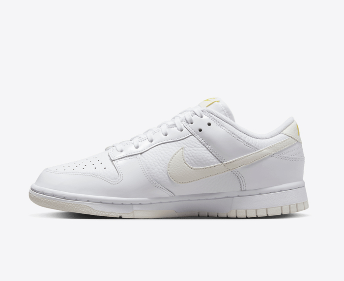 Nike - DUNK LOW 'WHITE/SAIL-OPTI YELLOW' - VegNonVeg