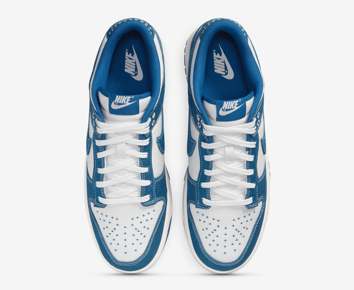 Nike - DUNK LOW RETRO SE 'SUMMIT WHITE/INDUSTRIAL BLUE' - VegNonVeg