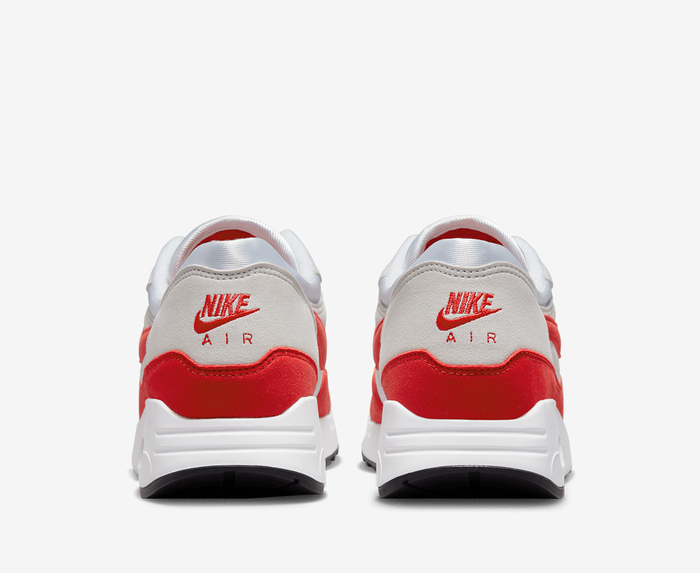 Nike - AIR MAX 1 '86 OG 'WHITE/UNIVERSITY RED-LT NEUTRAL GREY' - VegNonVeg