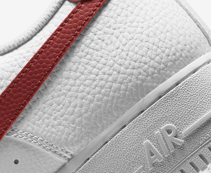 Nike - AIR FORCE 1 '07 'WHITE/TEAM RED-WHITE' - VegNonVeg