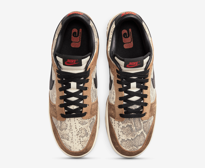 Nike - DUNK LOW PRM 'NATURAL/BLACK-ALE BROWN-PECAN' - VegNonVeg