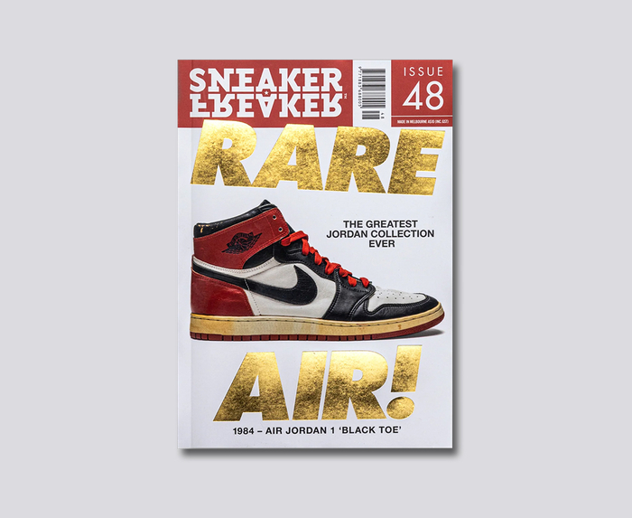 Sneaker Freaker - Issue 48 Jordan Bonanza AJ1 'BLACK TOE' - VegNonVeg