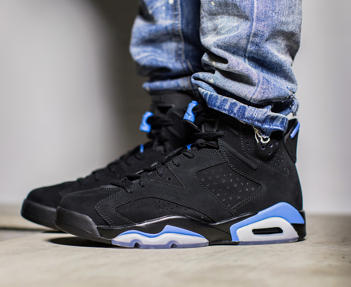 Nike air jordan 6 unc best sale