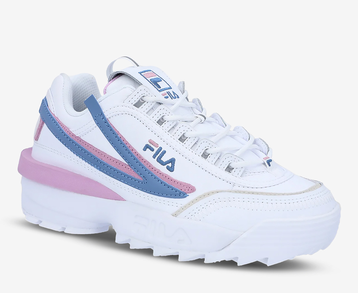 Fila - DISRUPTOR II EXP 'WHITE/ORCHID BOUQUET/ALLURE' - VegNonVeg