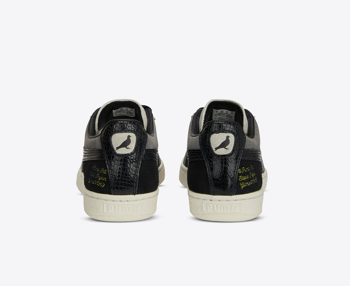 Puma suede black light snake best sale