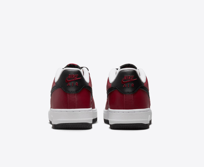 Nike AIR FORCE 1 LV8 1 GS TEAM RED BLACK WHITE VegNonVeg