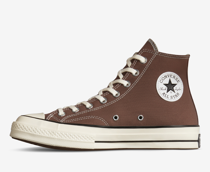 Converse - CHUCK 70 HIGH 'SQUIRREL FRIEND/EGRET/BLACK' - VegNonVeg