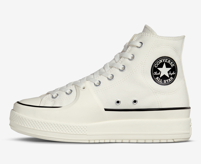 Converse Chuck Taylor All Star Construct High Vintage Whiteblackegret Vegnonveg 