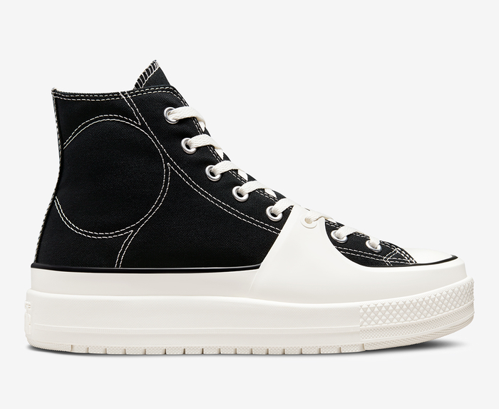 Converse - CHUCK TAYLOR ALL STAR CONSTRUCT HIGH 'BLACK/VINTAGE WHITE ...