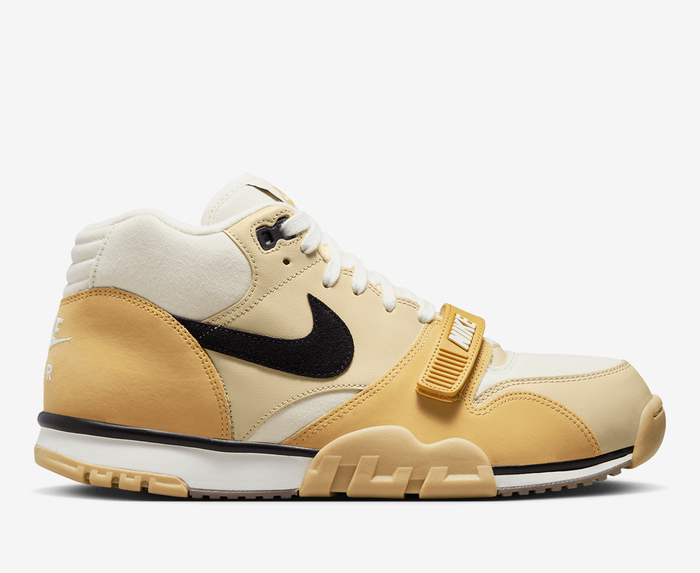 Nike - AIR TRAINER 1 'COCONUT MILK/BLACK-TEAM GOLD-SAIL' - VegNonVeg