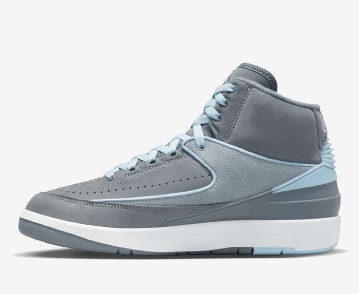 Jordan - Buy NIKE AIR JORDAN 2 RETRO 'COOL GREY/ICE BLUE-WHITE' - VegNonVeg