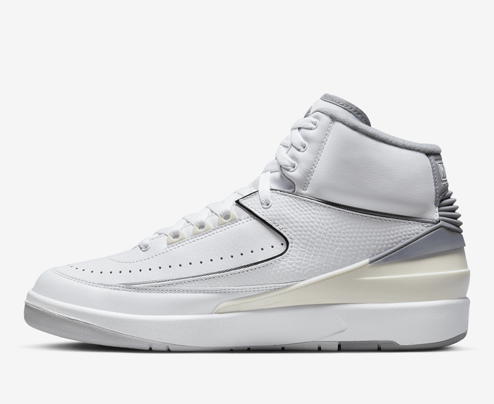 Jordan Buy NIKE AIR JORDAN 2 RETRO WHITE CEMENT GREY SAIL BLACK