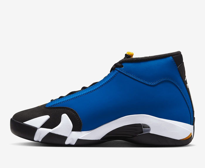 Jordan retro 14 blue and black hotsell