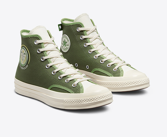 Converse CHUCK 70 HIGH CLUBHOUSE CONVERSE UTILITY ALLIGATOR FRIEND EGRET VegNonVeg