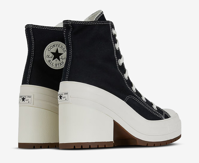 All star best sale converse with heels