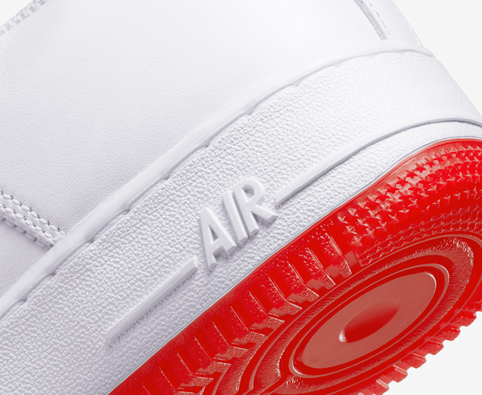 Nike - Buy NIKE AIR FORCE 1 LOW RETRO 'WHITE/UNIVERSITY RED' - VegNonVeg