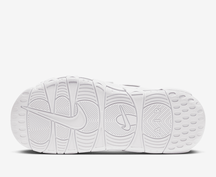 Nike - AIR MORE UPTEMPO SLIDE 'WHITE/UNIVERSITY RED' - VegNonVeg