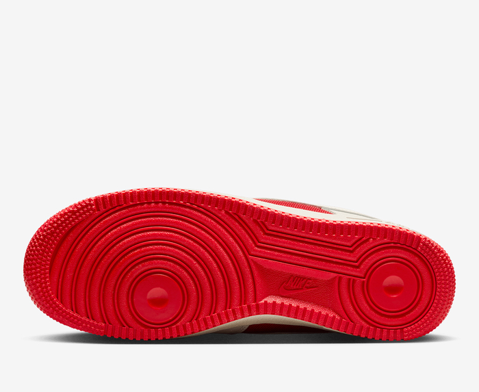 Nike - AIR FORCE 1 '07 'SAIL/SAIL-UNIVERSITY RED-COCONUT MILK' - VegNonVeg
