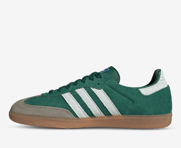 Adidas Originals - SAMBA OG 'COLLEGIATE GREEN/FTWR WHITE/GUM4' - VegNonVeg