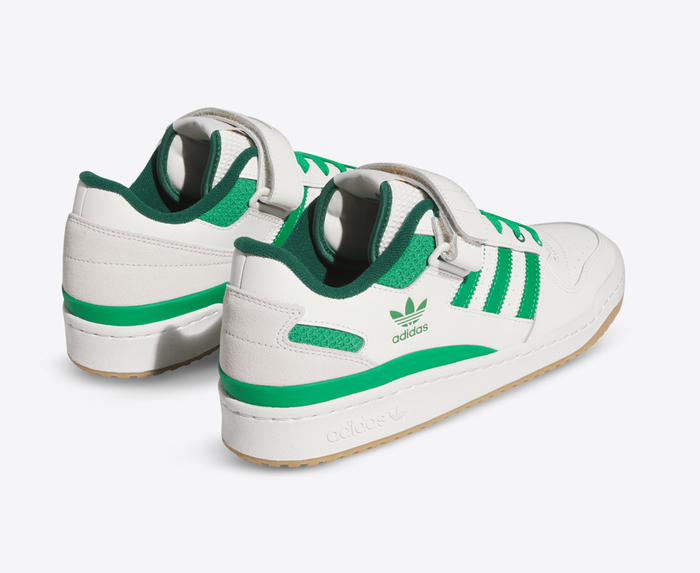 Adidas forum cheap low white green