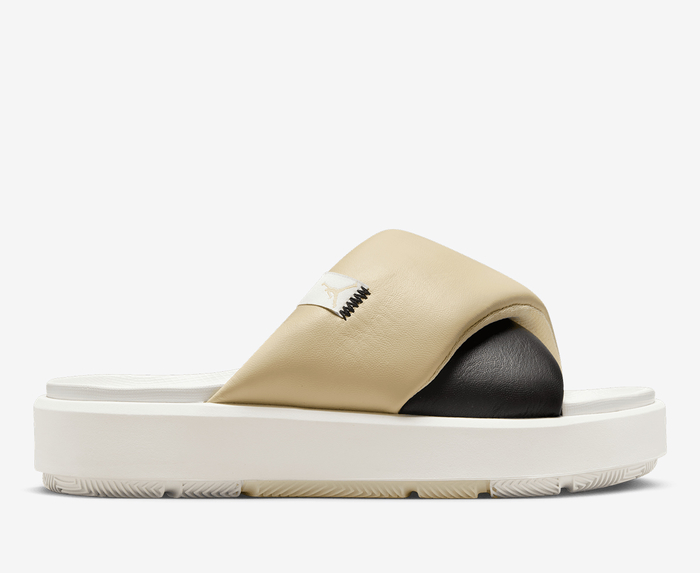 Jordan JORDAN SOPHIA SLIDE SHADOW BROWN TEAM GOLD SAIL VegNonVeg